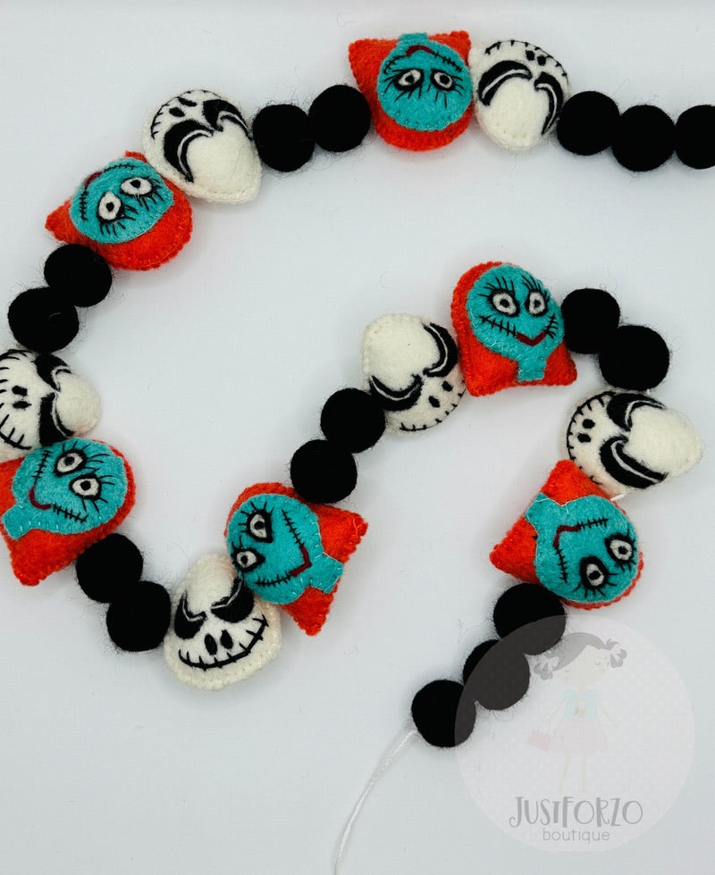 Nightmare Inspired Spooky Garland
