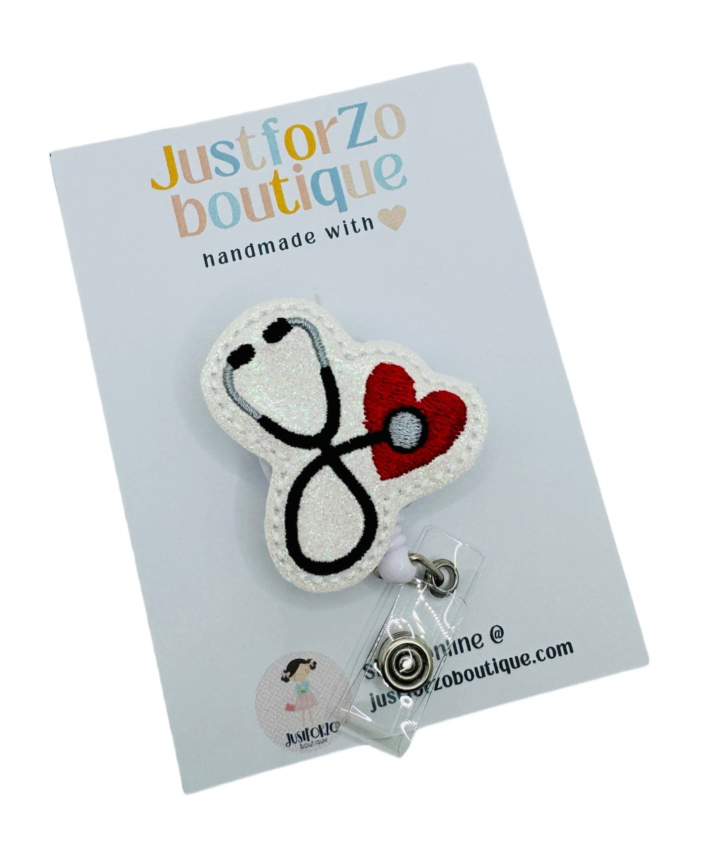 Stethoscope Badge Reel, Nurses, Doctors, Medical.