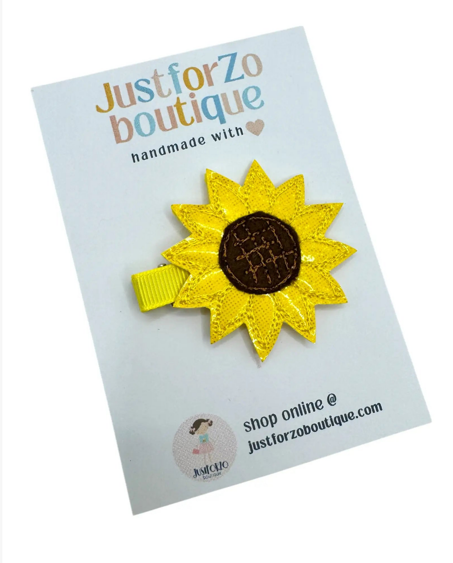 Sunflower Hair Clip