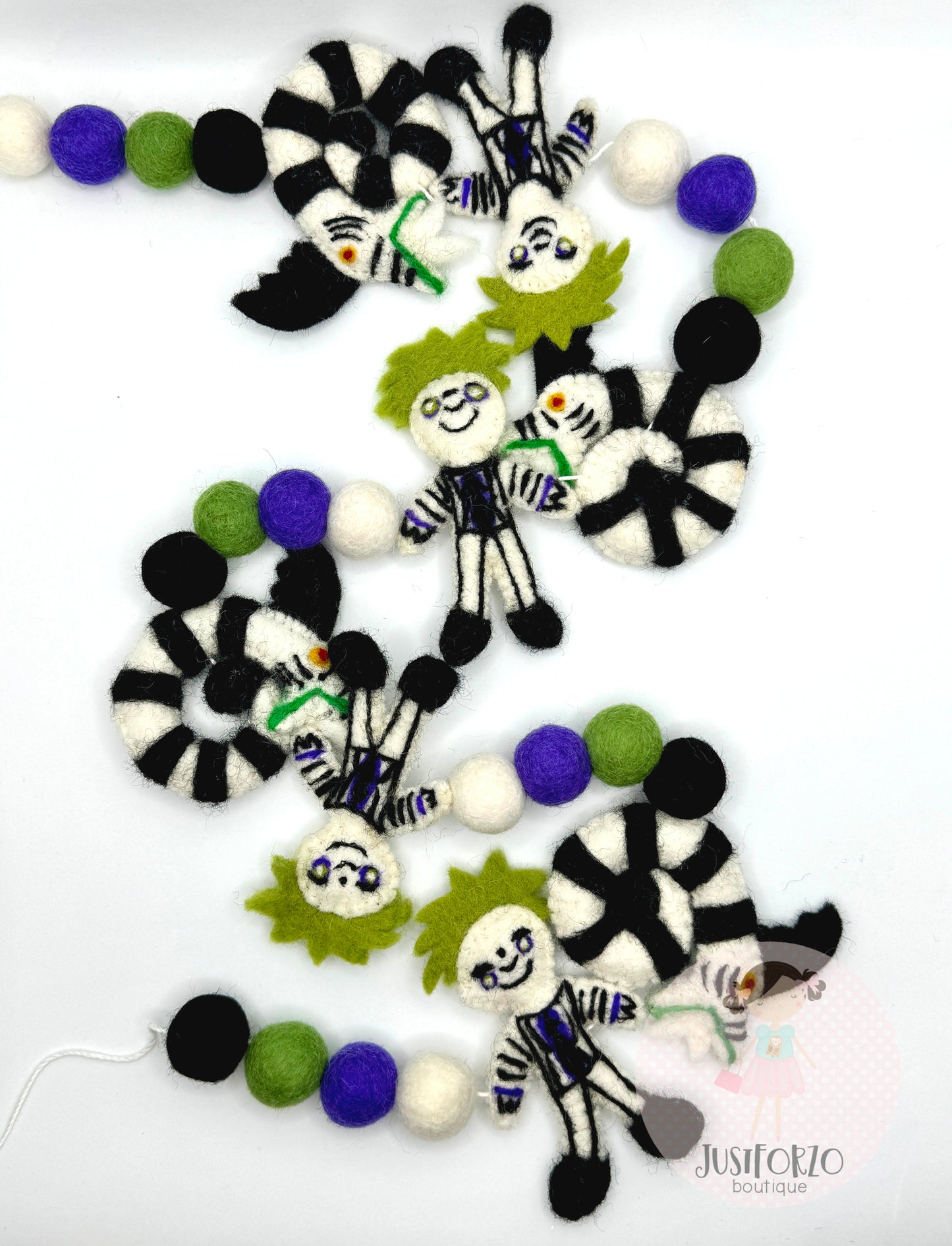 Spooky Stripes Halloween Garland