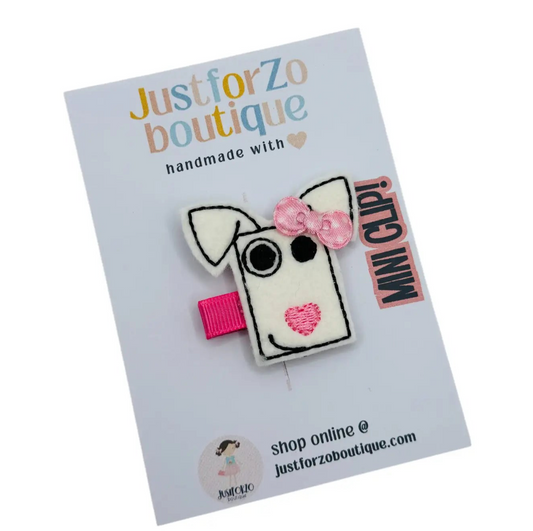 Puppy Dog Mini Hair Clip