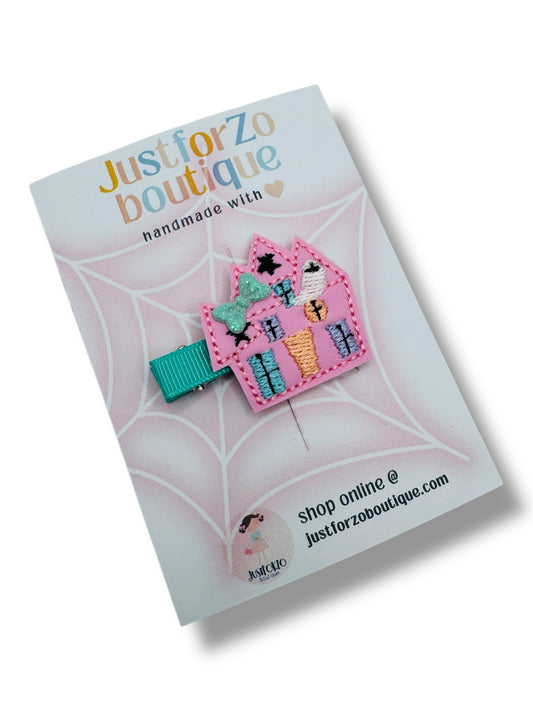 Haunted House Hair Clip