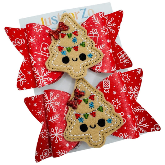 Christmas Cookie Bow Set