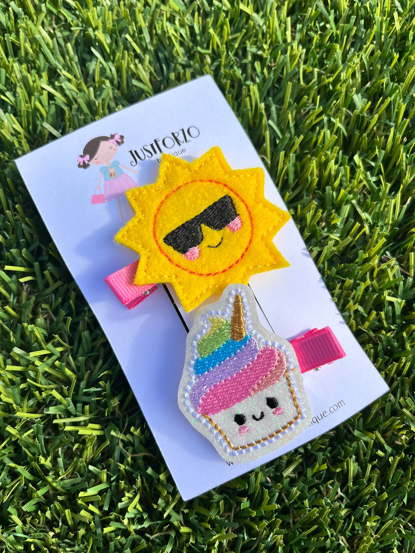 Sunshine & Rainbows Hair Clips